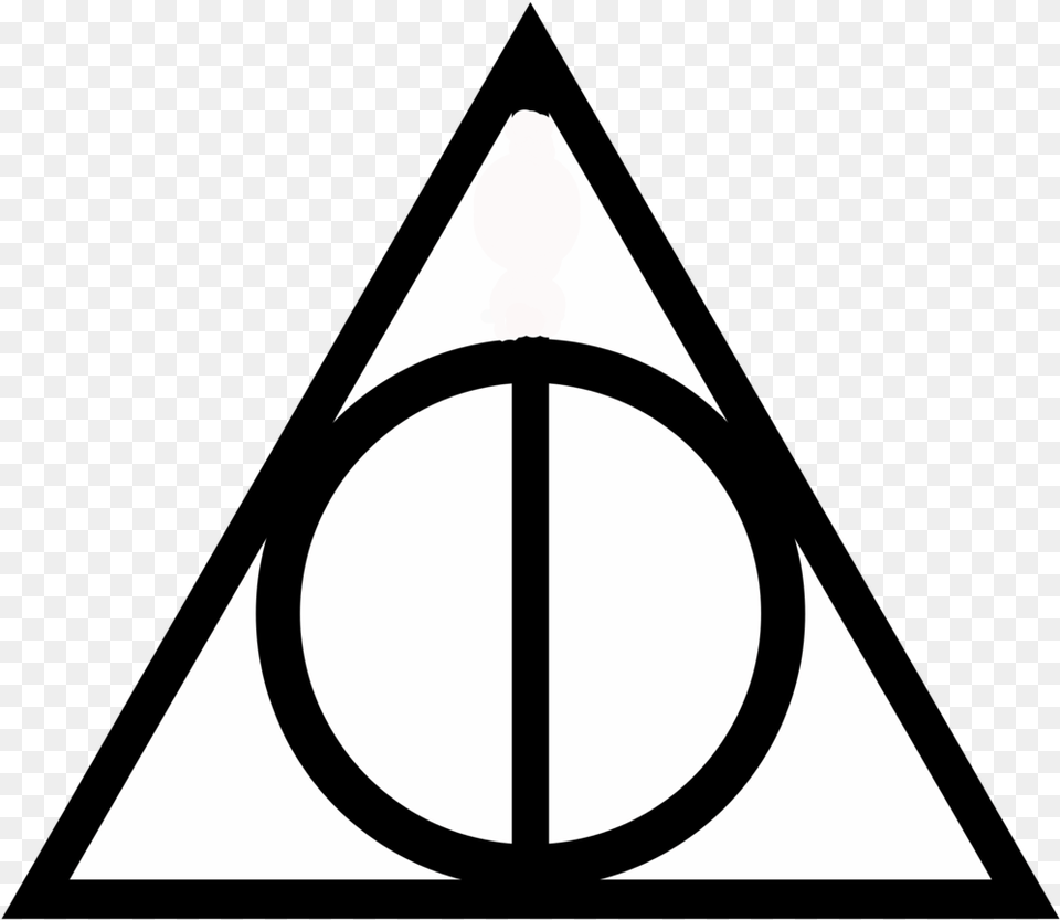 Harry Potter Could This Also Be The Symbol For The Deathly Hallows Symbol, Triangle Png Image