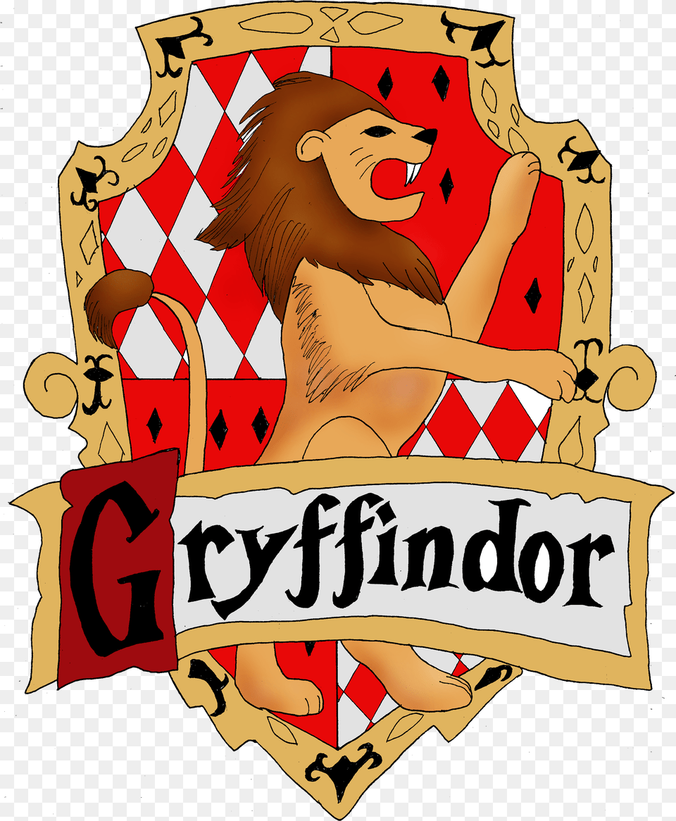 Harry Potter Crest Gryffindor Gryffindor Logo, Adult, Female, Person, Woman Free Png