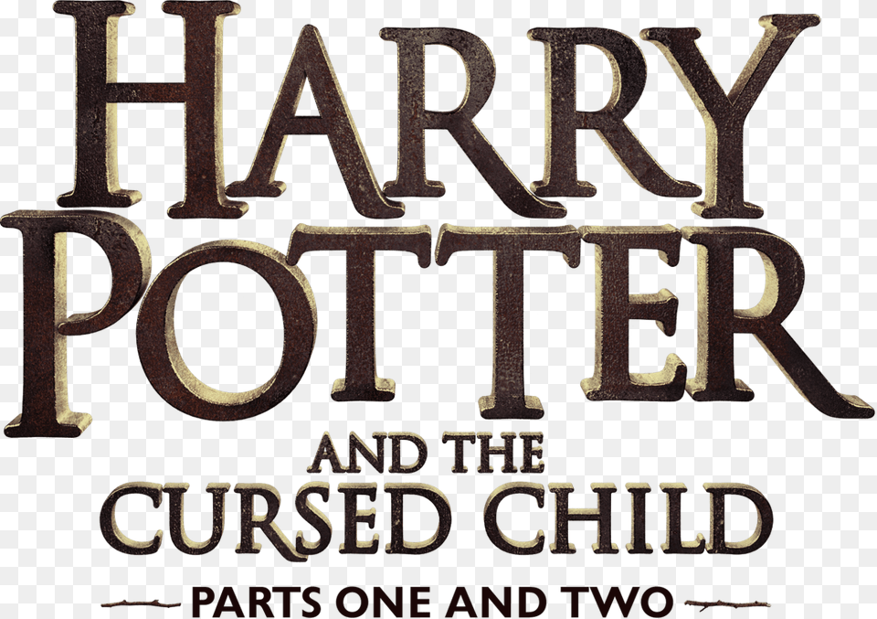 Harry Potter Cursed Child Logo Vector, Book, Novel, Publication, Advertisement Png