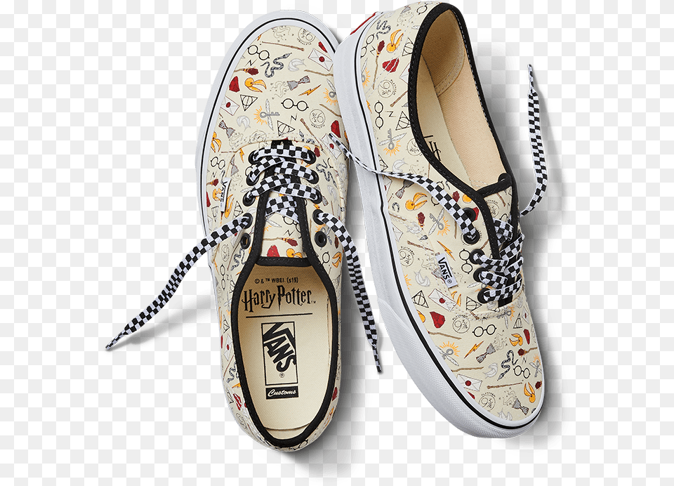 Harry Potter Custom Designs By Vans Vans Harry Potter Shoes, Clothing, Footwear, Shoe, Sneaker Png Image