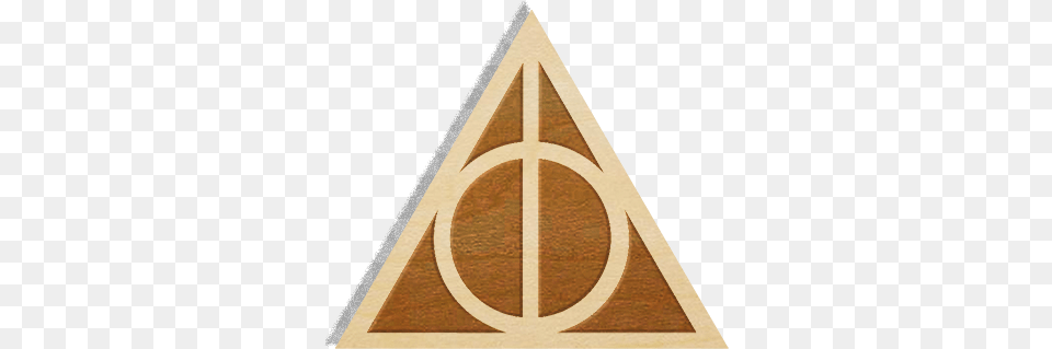 Harry Potter Deathly Hallows Pin Plywood, Triangle, Weapon Free Transparent Png