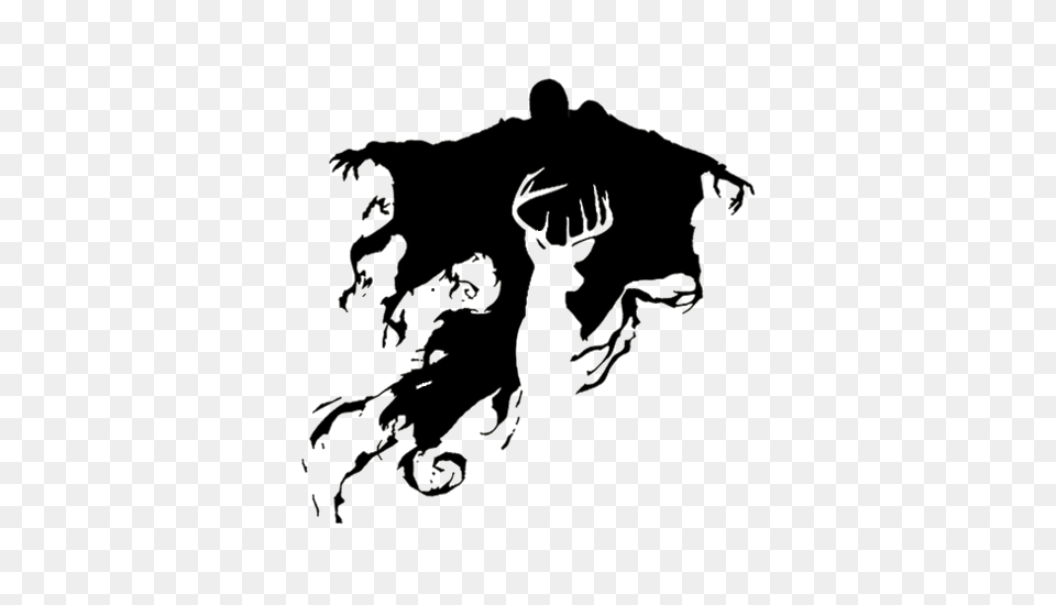 Harry Potter Dementor Decals Harry Potter, Stencil, Silhouette, Person, Electronics Free Transparent Png