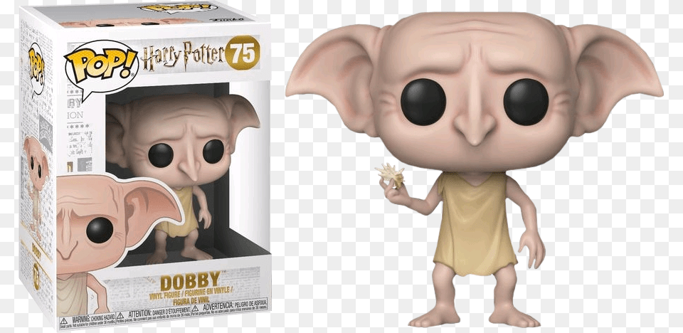 Harry Potter Dobby Download Pop Vinyl, Alien, Baby, Person, Doll Png Image