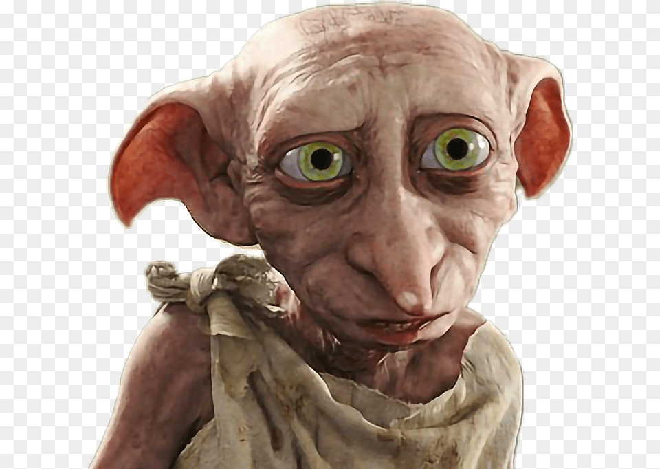 Harry Potter Dobby The House Elf Bookend Dobby Harry Potter, Alien, Baby, Person, Face Png Image
