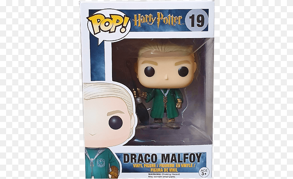 Harry Potter Draco Malfoy Figurine Pop Draco Malfoy, Person, Book, Comics, Publication Png