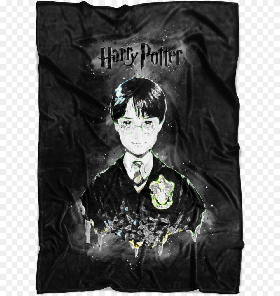 Harry Potter Fleece Blanket Abstract Black Blanket Poster, Book, T-shirt, Clothing, Comics Png