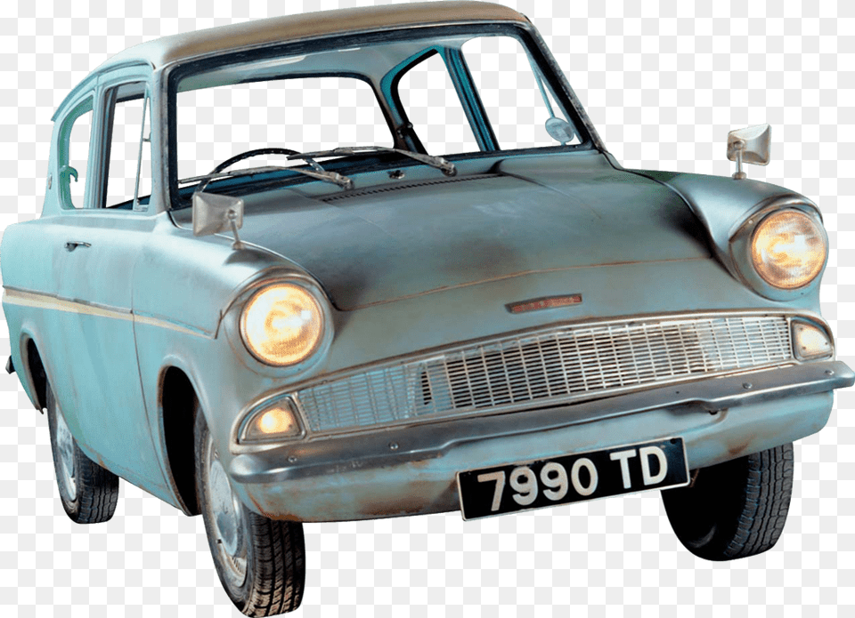 Harry Potter Flying Car Harry Potter Flying Ford Anglia, Transportation, Vehicle, Machine, Wheel Png