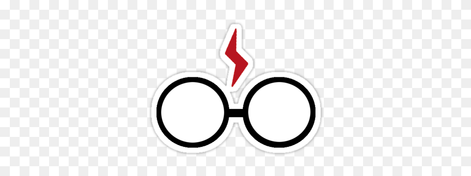 Harry Potter Glasses And Scar Sticker Stickers, Smoke Pipe, Dynamite, Weapon Free Png