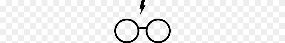 Harry Potter Glasses And Scars, Gray Png