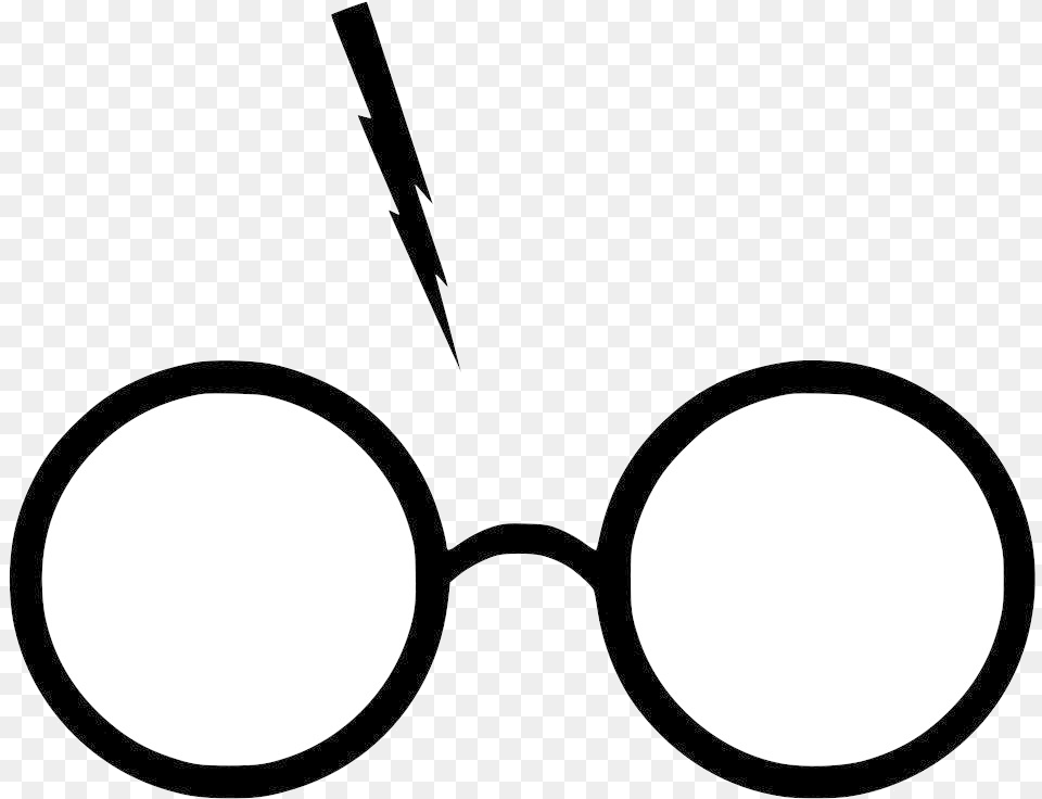 Harry Potter Glasses Clip Art Cinemas Transparent Harry Potter Glasses And Lightning Bolt, Accessories, Goggles Png Image
