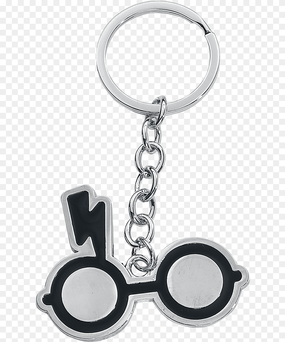 Harry Potter Glasses Keyring Silver Coloured Harry Potter Glasses Keyring, Accessories, Earring, Jewelry, Necklace Free Transparent Png