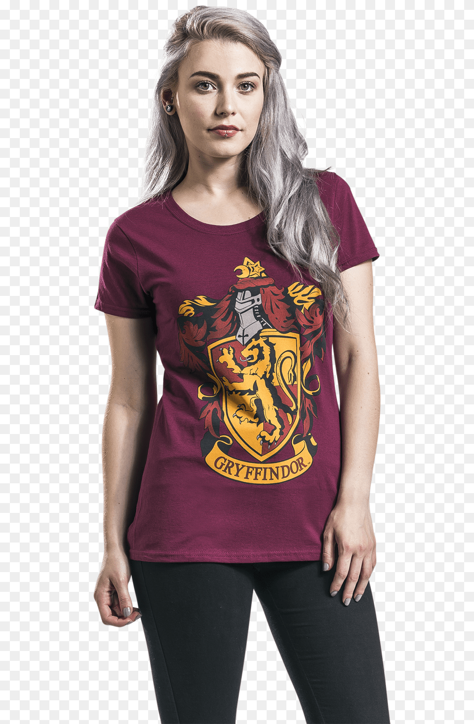 Harry Potter Gryffindor Crest, Clothing, T-shirt, Adult, Person Free Png Download