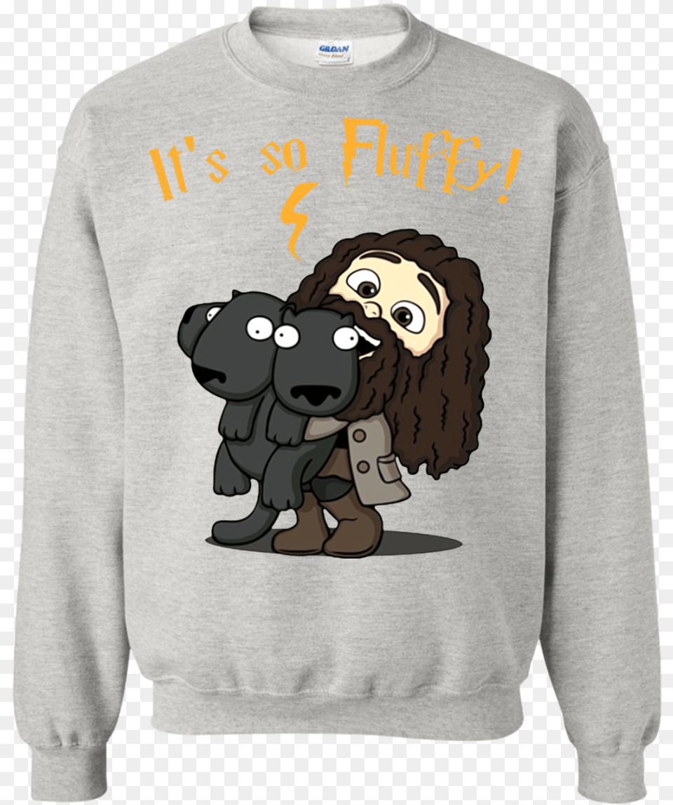 Harry Potter Hagrid It S So Fluffy T Shirt Hoodie Sweater Tommy Shelby Tee Shirt, Sweatshirt, Knitwear, Clothing, Male Png Image