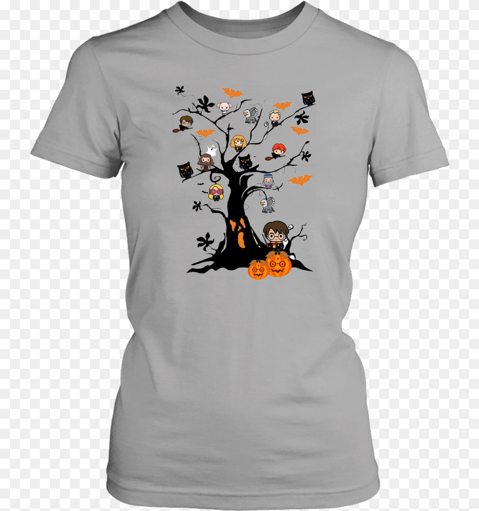 Harry Potter Halloween Tree T Shirt Breakshirts Office Shark Puppet Yeah Shirt, Clothing, T-shirt, Baby, Person Png Image