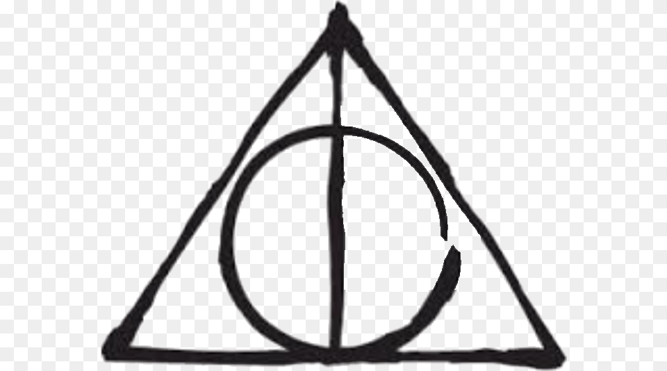 Harry Potter Harrypotter Deathlyhallows Deathly Hallows, Triangle, Bow, Weapon Free Transparent Png