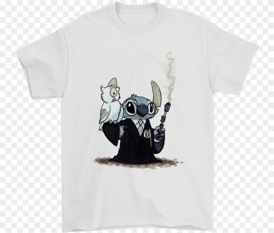 Harry Potter Hedwig And Stitch Mashup Shirts, Clothing, T-shirt, Shirt, Animal Png