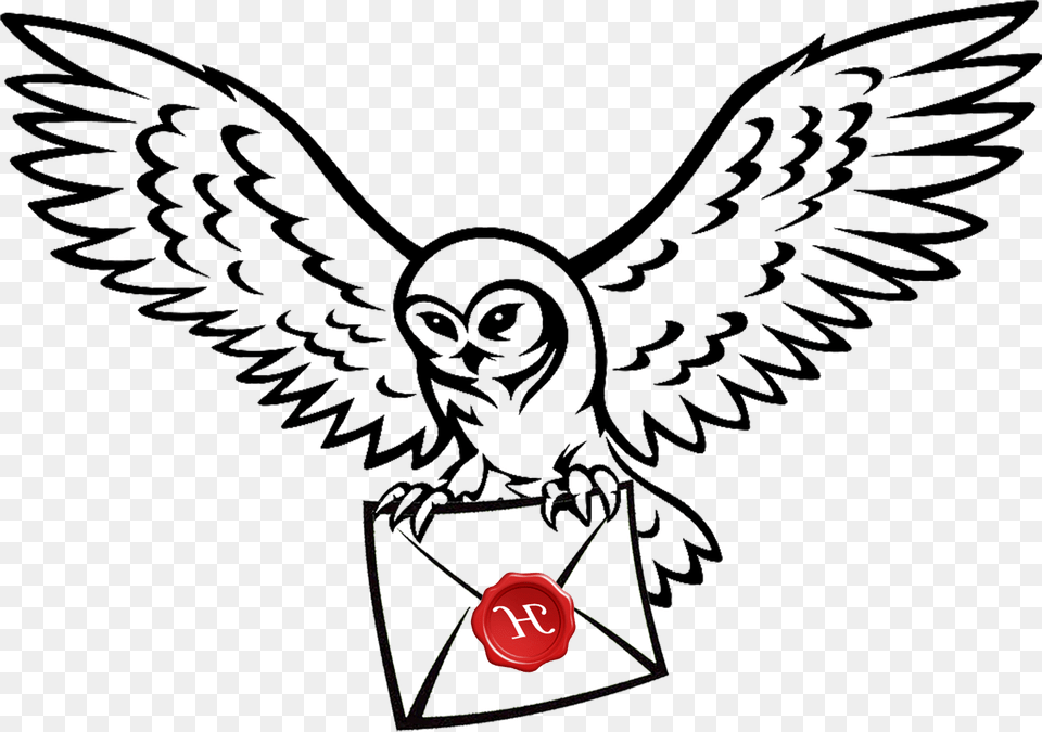 Harry Potter Hedwig Drawing Harry Potter Symbol Owl, Emblem, Person, Animal Png