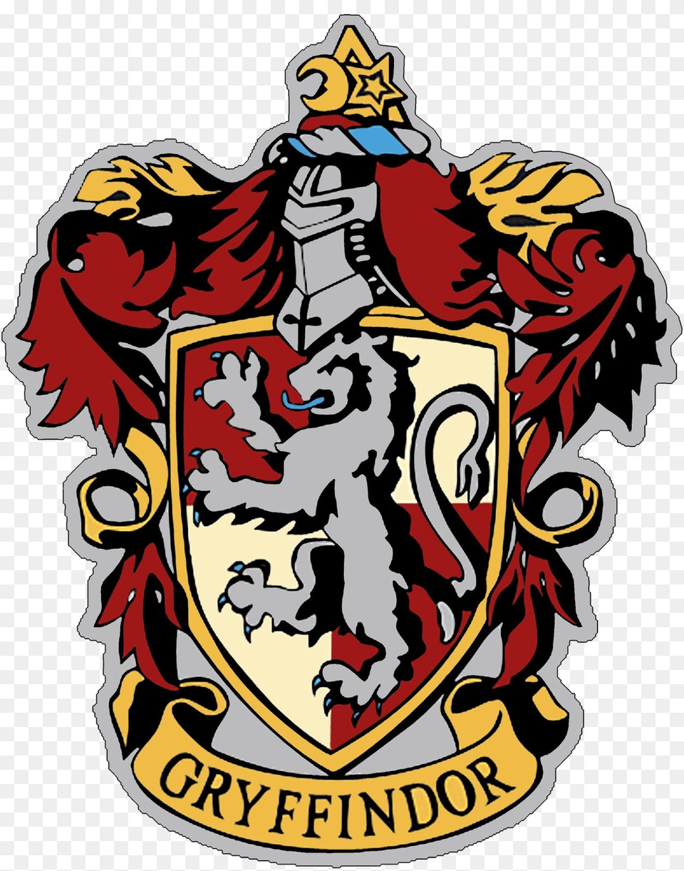 Harry Potter Hogwarts Clipart At For Personal Gryffindor Crest To Print, Emblem, Symbol, Adult, Male Png Image