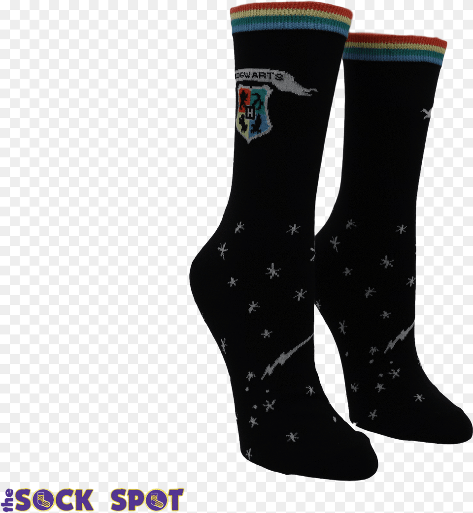 Harry Potter Hogwarts Crest Socks Sock, Clothing, Hosiery Png