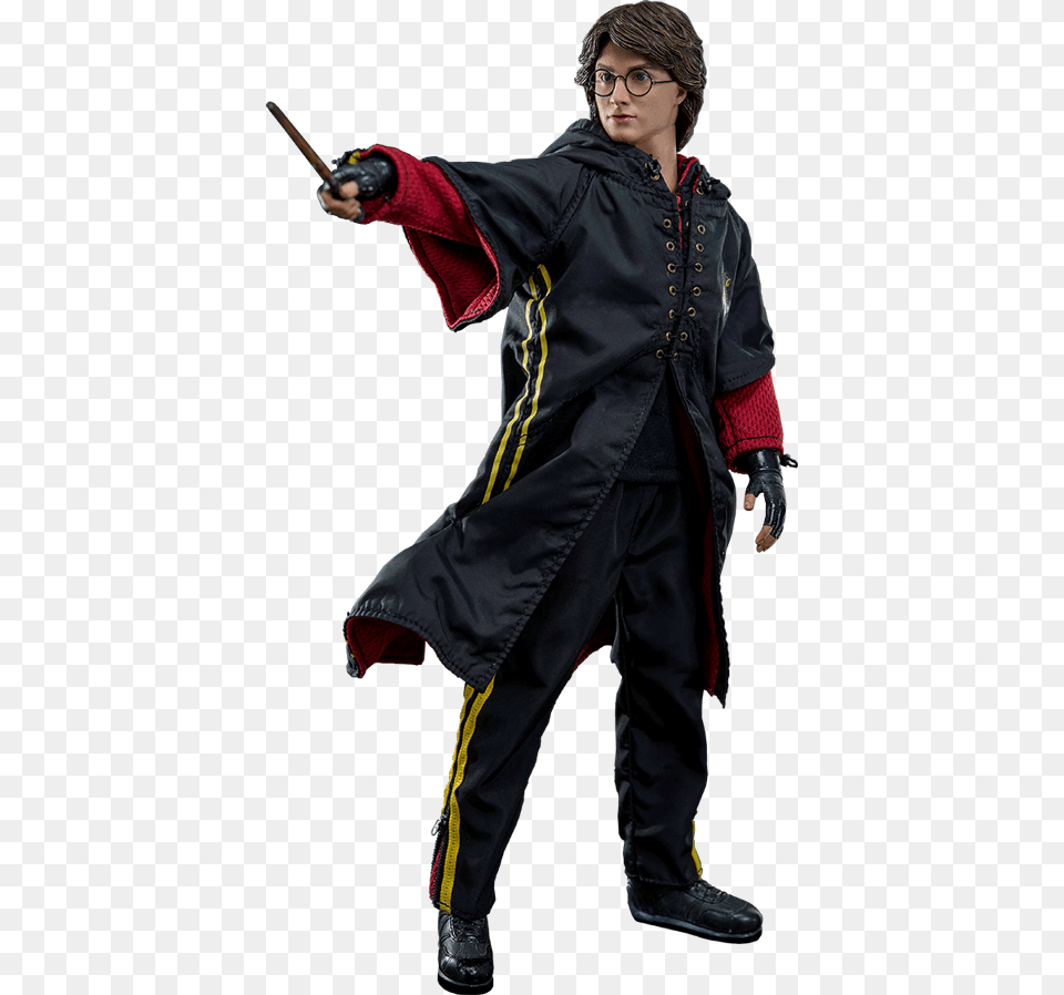Harry Potter Holding Wand, Adult, Male, Man, Person Free Png