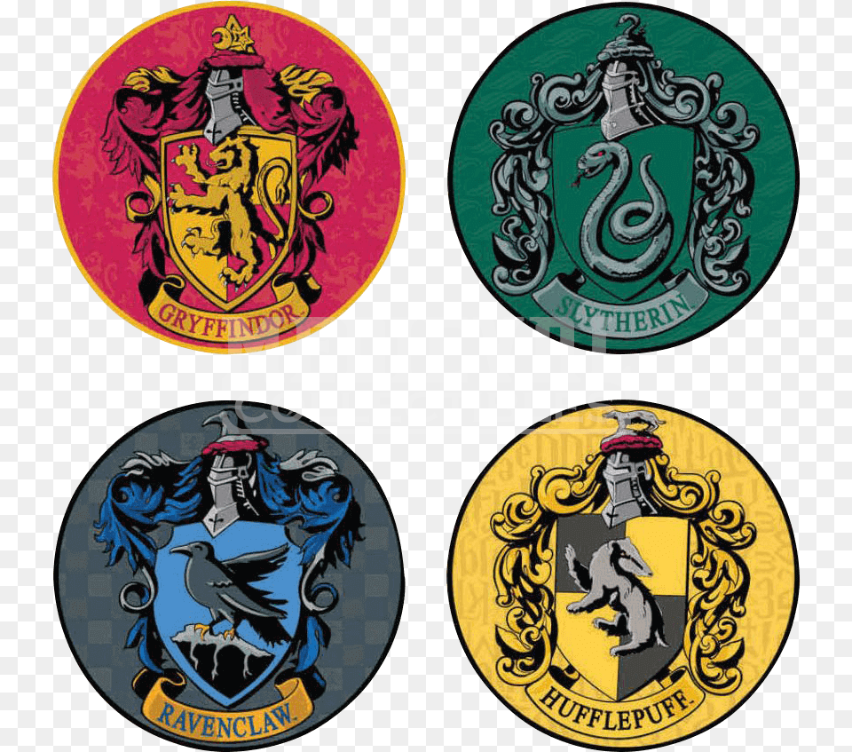 Harry Potter Houses 4 Piece Coaster Set Jaclyn Hill Morphe Palette Nz, Symbol, Logo, Emblem, Badge Png