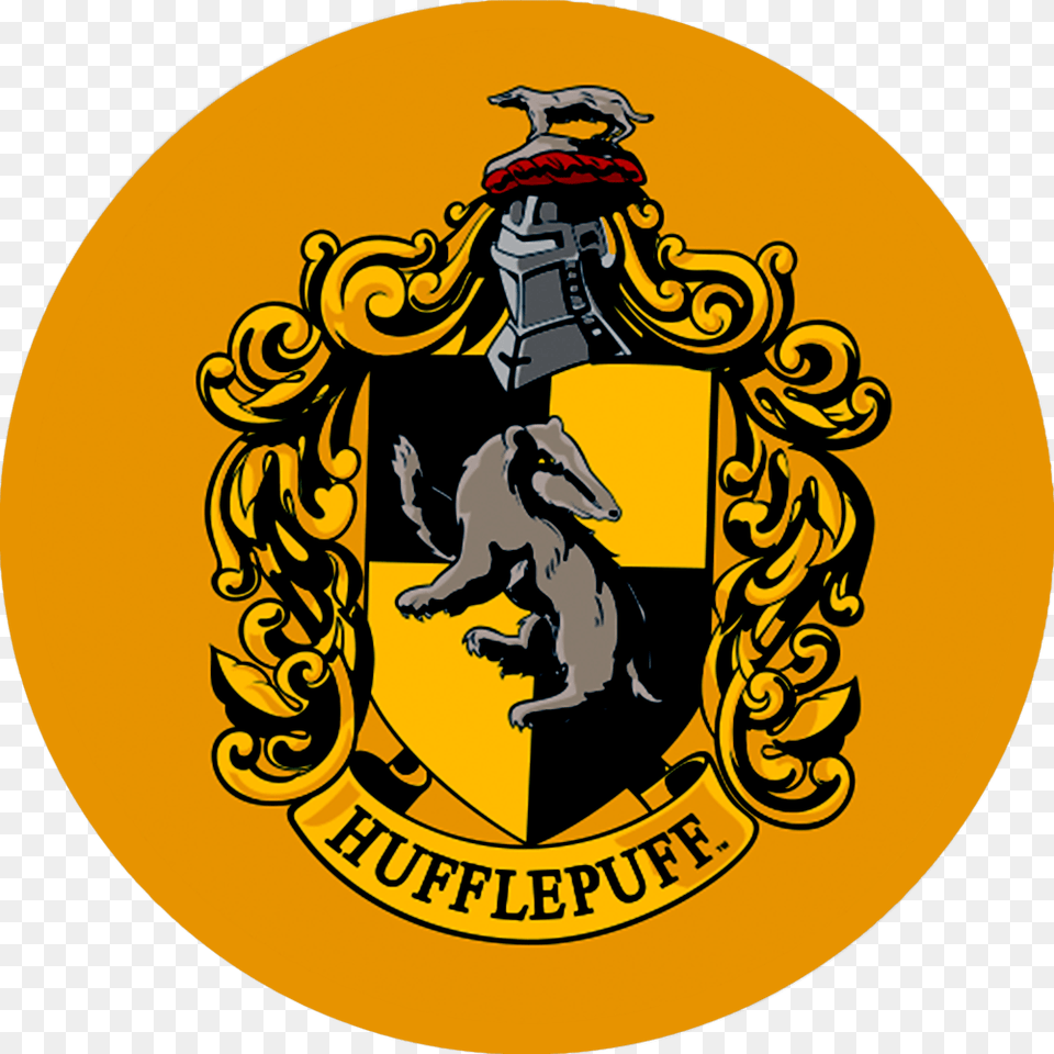 Harry Potter Hufflepuff Logo, Emblem, Symbol, Adult, Male Free Png