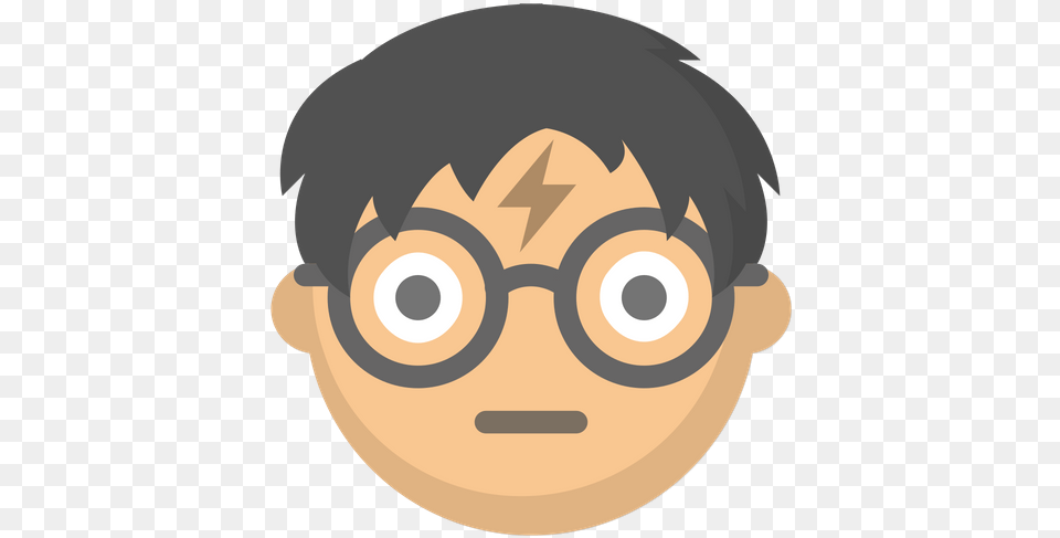 Harry Potter Icon Of Flat Style Harry Potter Face Animated, Photography, Accessories, Glasses, Person Free Png Download