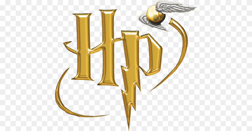 Harry Potter Logo, Weapon, Gold Free Png Download