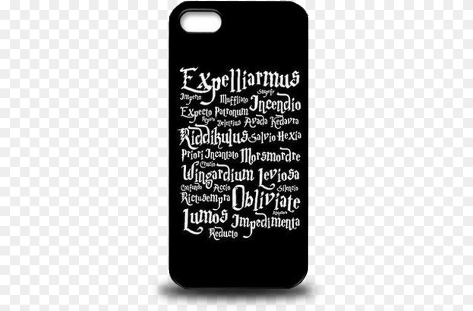 Harry Potter Magic Spell Case Black Harry Potter Quotes, Blackboard, Text, Electronics, Phone Free Png Download