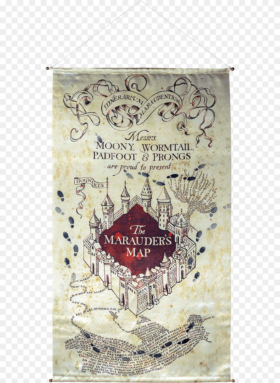 Harry Potter Marauders Map, Book, Publication, Text, Advertisement Png