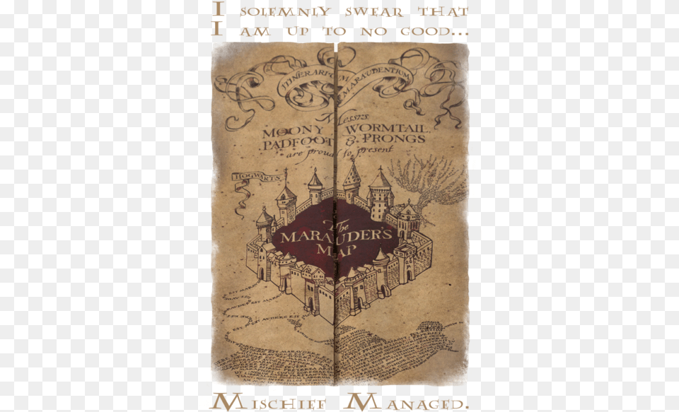 Harry Potter Marauders Map Words Men39s Tank Harry Potter Marauders Map, Book, Publication, Novel, Text Free Png Download