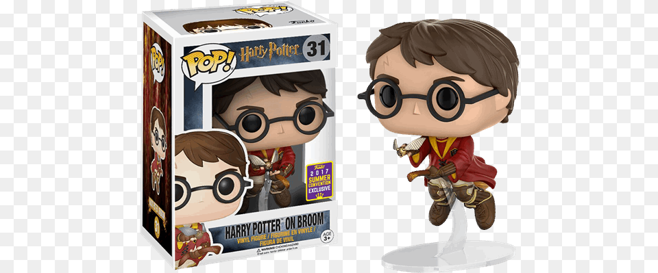 Harry Potter On Broom Funko Pop, Book, Comics, Publication, Baby Free Png
