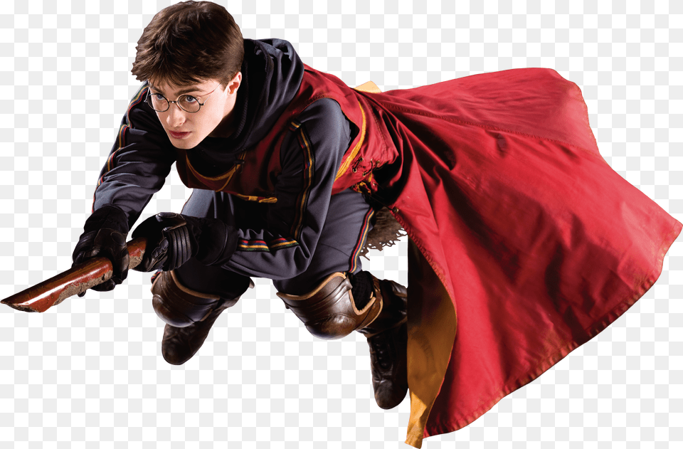 Harry Potter On Broomstick Png Image