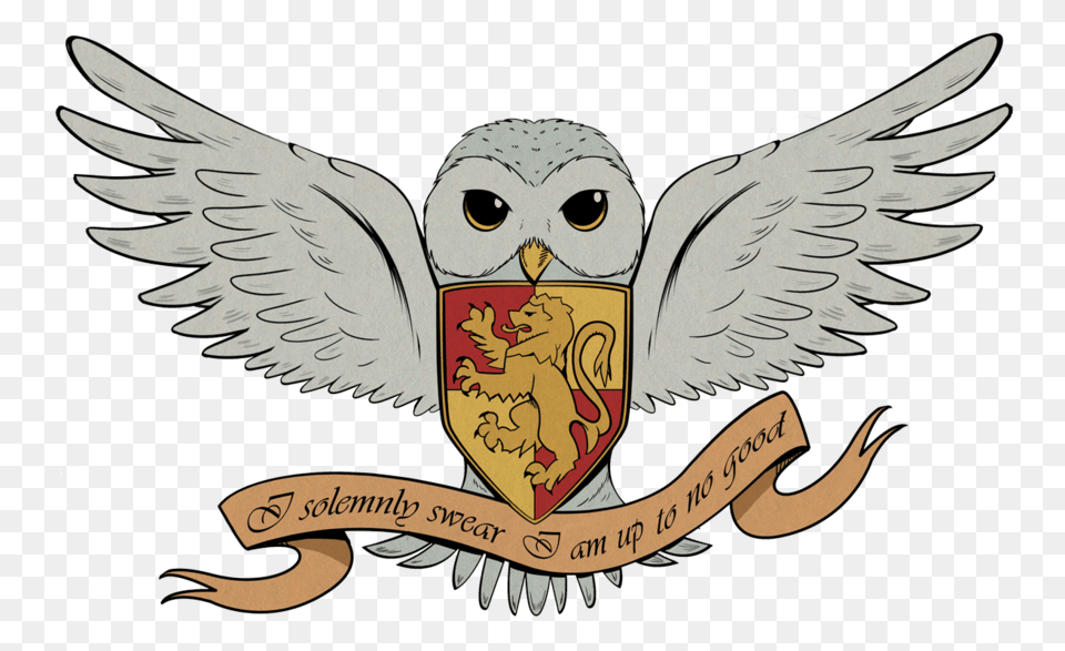 Harry Potter Owl Clip Art, Emblem, Symbol, Animal, Bird Png