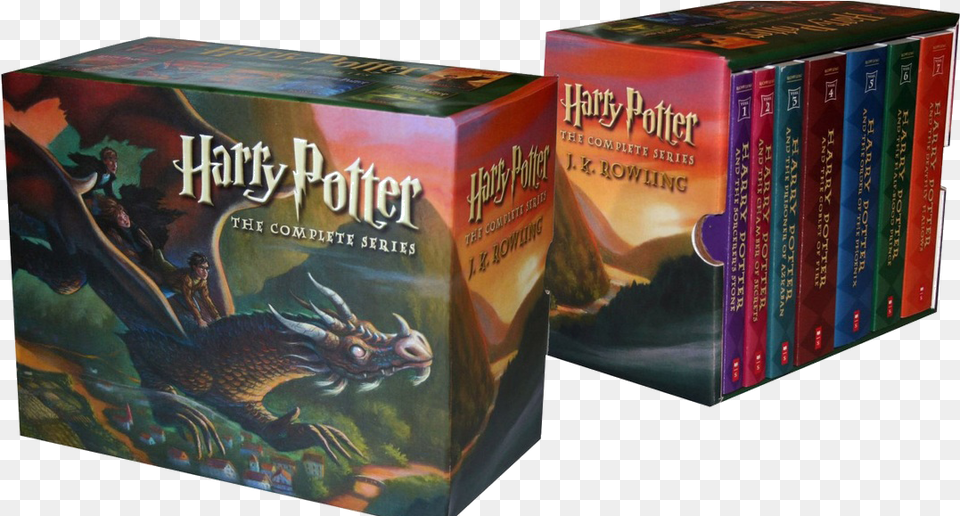 Harry Potter Paperback Box Set, Book, Publication, Person Png