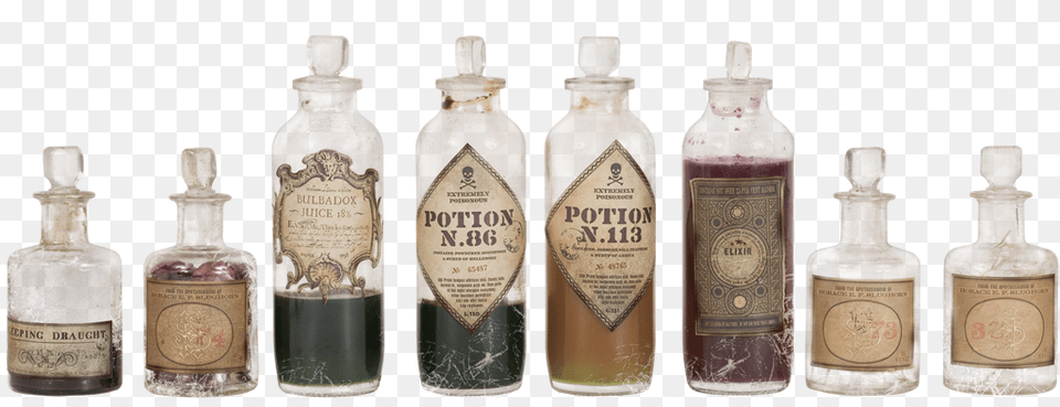 Harry Potter Potions, Bottle, Alcohol, Beverage, Liquor Png Image
