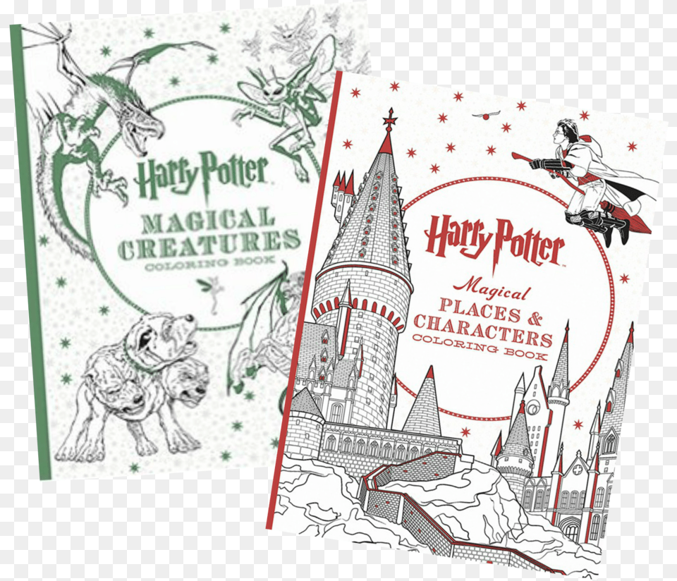 Harry Potter Rides Buckbeak Coloring Page, Greeting Card, Mail, Envelope, Poster Free Png