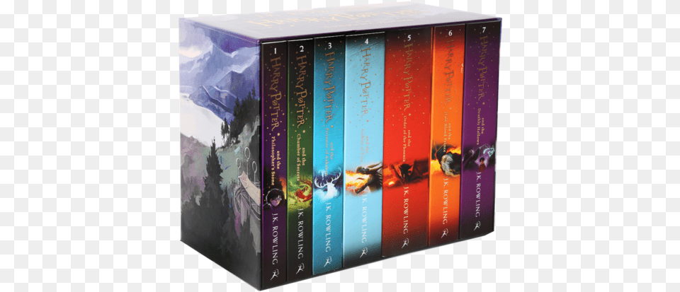 Harry Potter Set Box, Book, Publication, Novel, Head Png