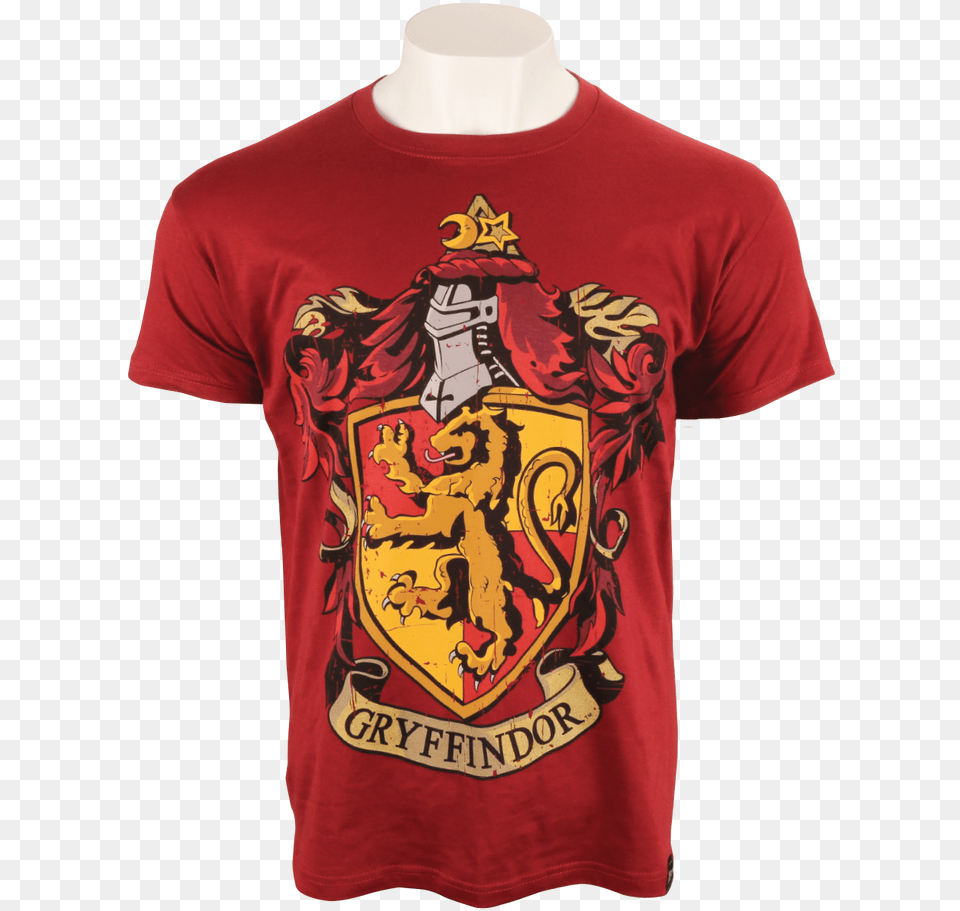 Harry Potter Shop Gryffindor T Harry Potter Gryffindor Crest, Clothing, T-shirt, Adult, Male Png