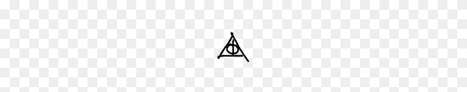 Harry Potter Sign Of Deathly Hallows, Gray Free Transparent Png
