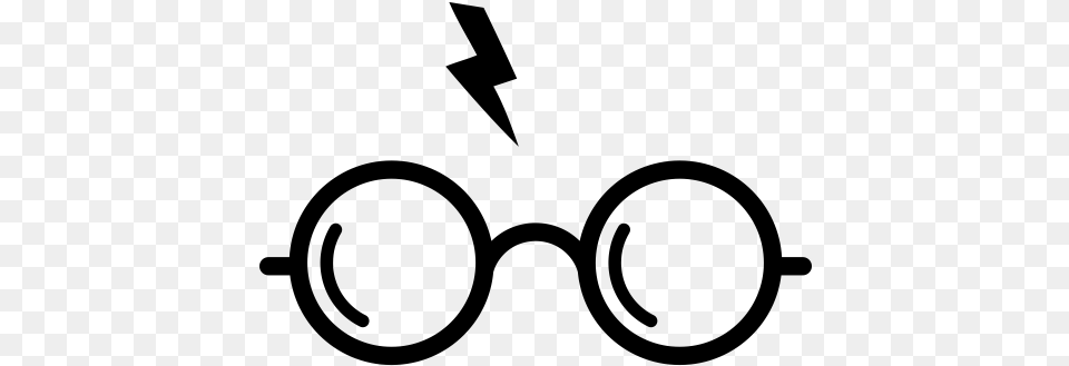 Harry Potter Simbolos Transparent Background Harry Potter Glasses Transparent Background, Gray Free Png Download