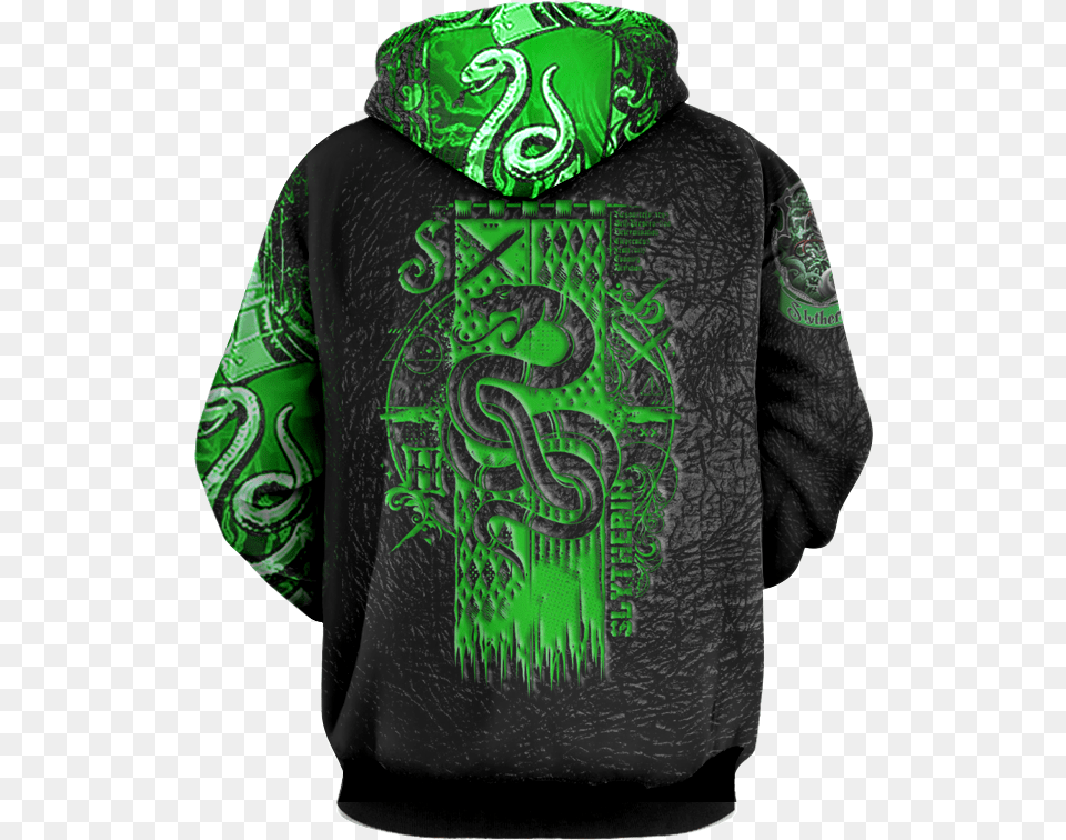 Harry Potter Slytherin, Clothing, Hoodie, Knitwear, Sweater Free Transparent Png