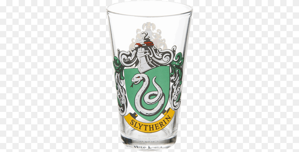 Harry Potter Slytherin Crest Large Glass, Alcohol, Beer, Beverage, Liquor Png