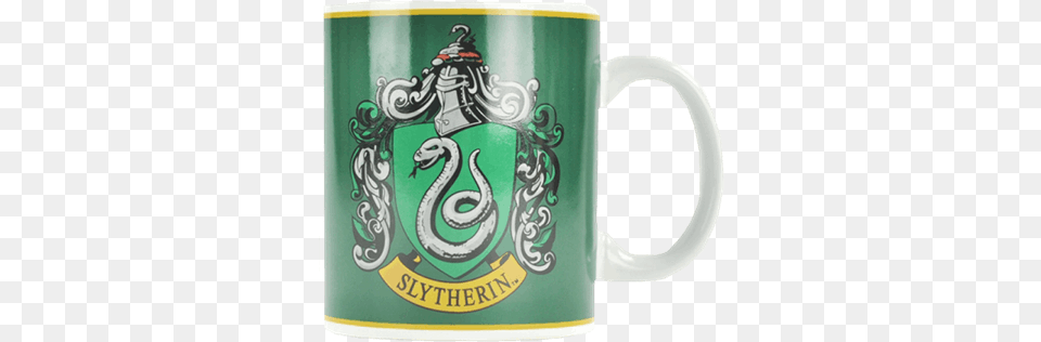 Harry Potter Slytherin House Crest Mug, Cup, Can, Tin, Beverage Png Image
