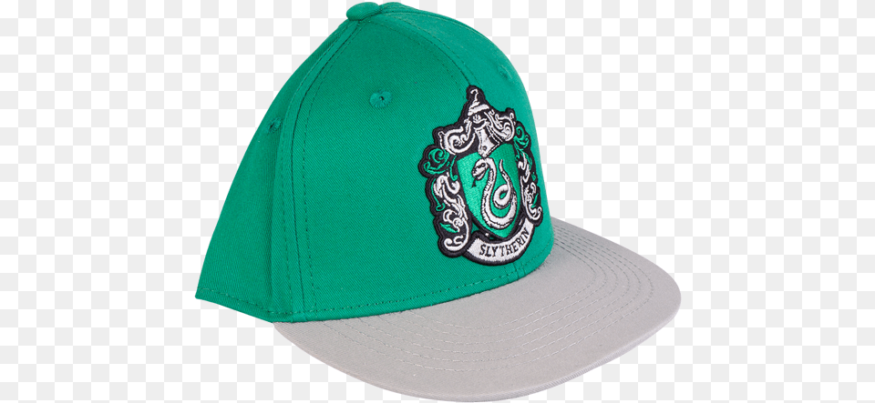 Harry Potter Slytherin Logo Green Cap Baseball Cap, Baseball Cap, Clothing, Hat Free Transparent Png
