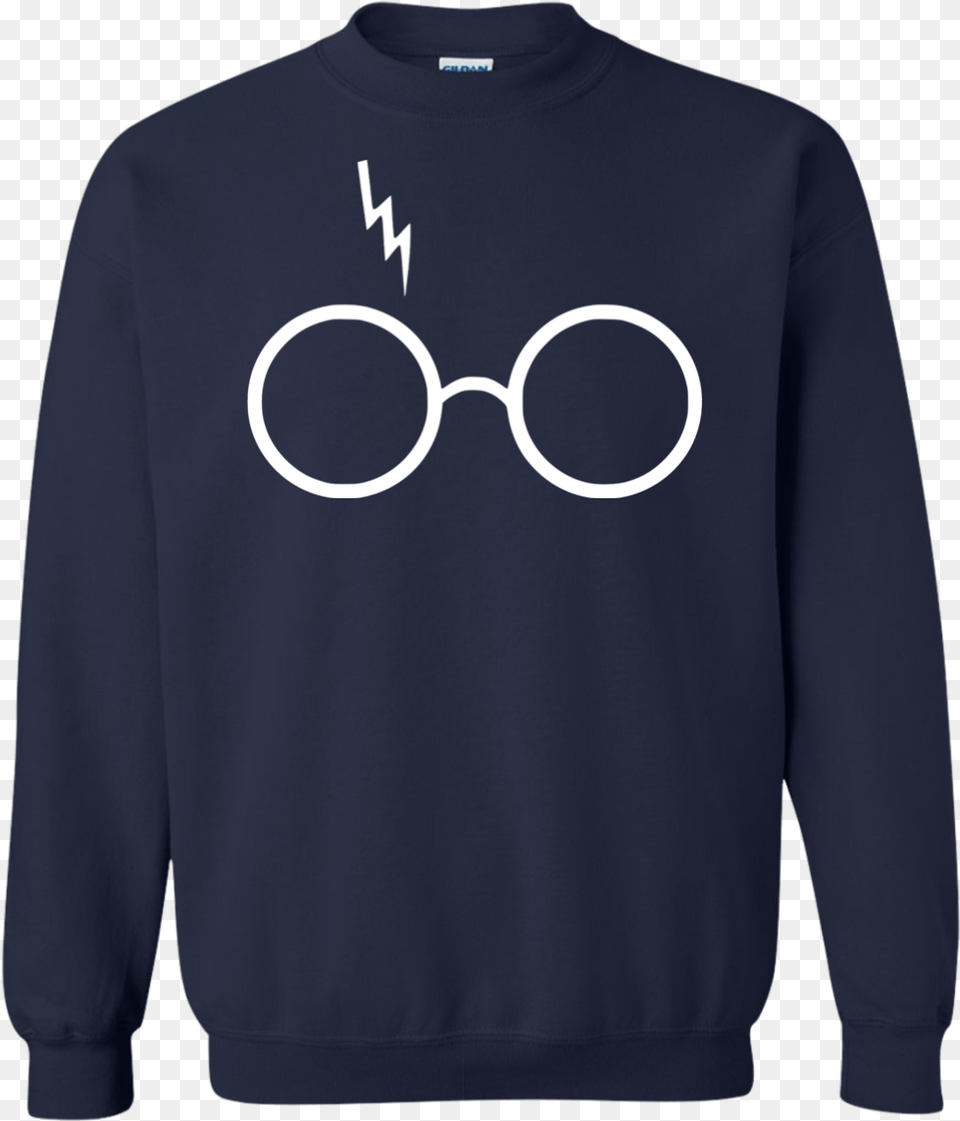 Harry Potter Sweater Lightning Glasses Rick And Morty Cloth, Clothing, Knitwear, Sweatshirt, Accessories Free Png Download