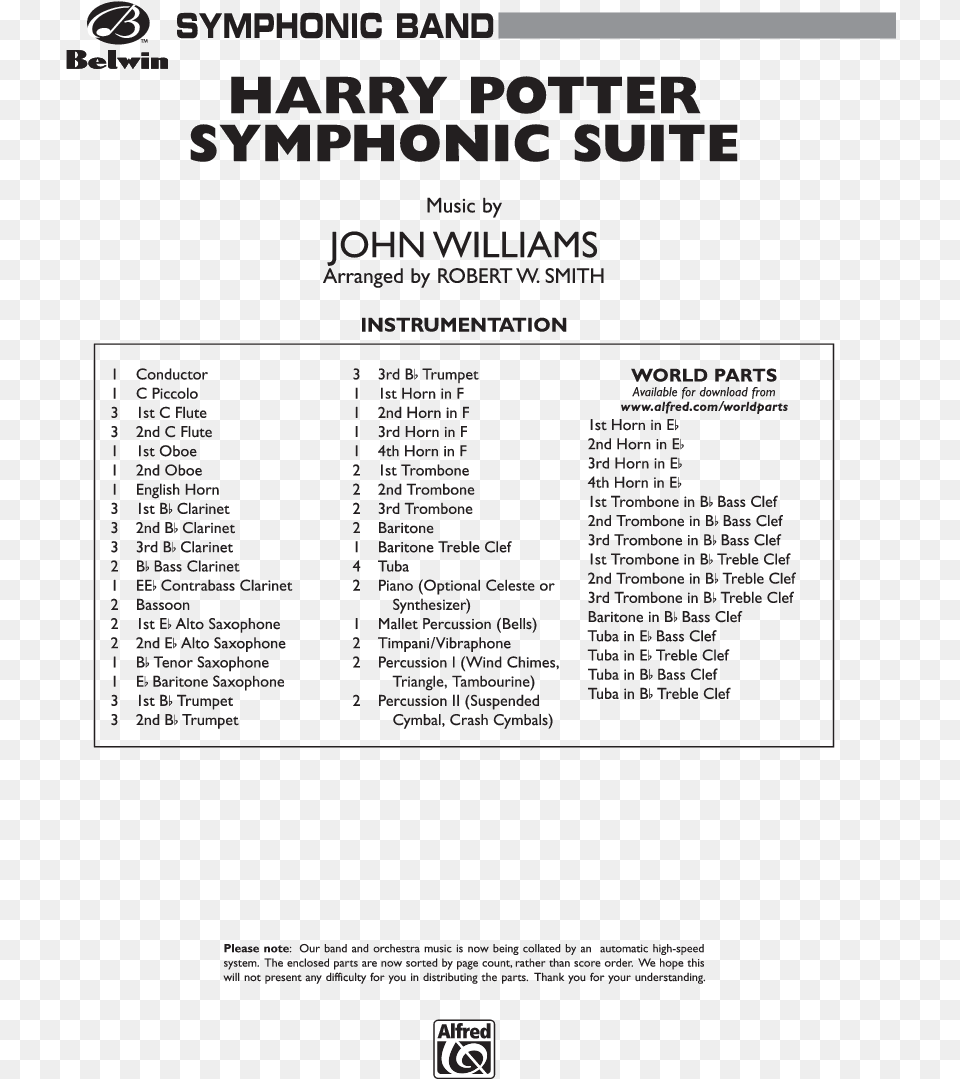 Harry Potter Symphonic Suite Thumbnail, Advertisement, Page, Poster, Text Free Png