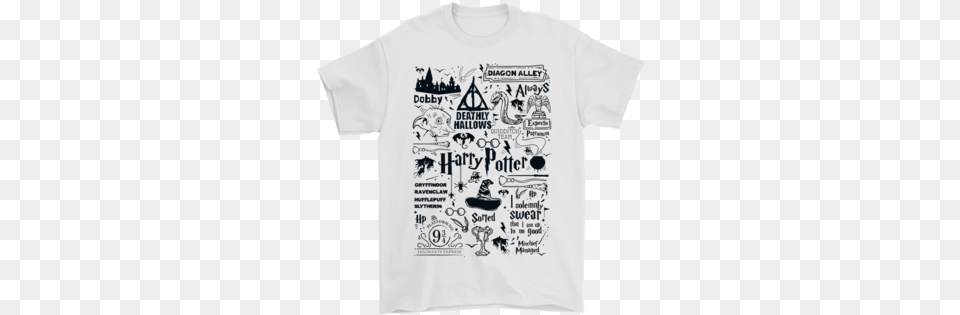 Harry Potter The Life In Hogwarts Shirts T Shirt Gildan Hogwarts Halloween T Shirt, Clothing, T-shirt Free Transparent Png