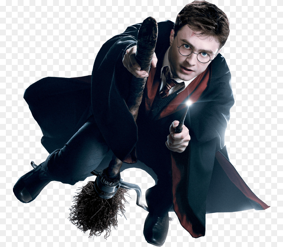 Harry Potter Background Image Harry Potter Flying Green Screen, Adult, Male, Person, Man Free Transparent Png