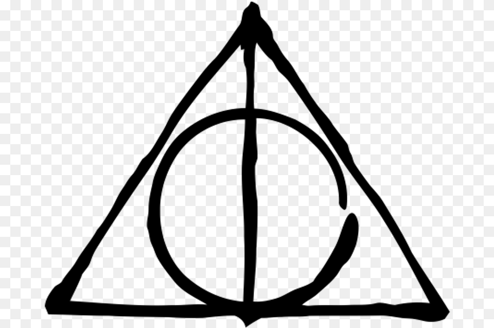 Harry Potter Tumblr Transparent Background Harry Potter Deathly Hallows Symbol, Gray Free Png